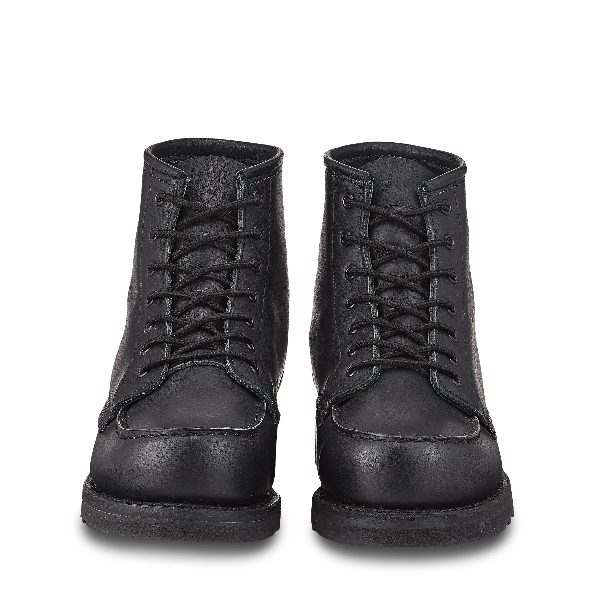 Black Boundary Boots 3380: Your Everyday 6-Inch Moc Toe Companion - Women's Edition