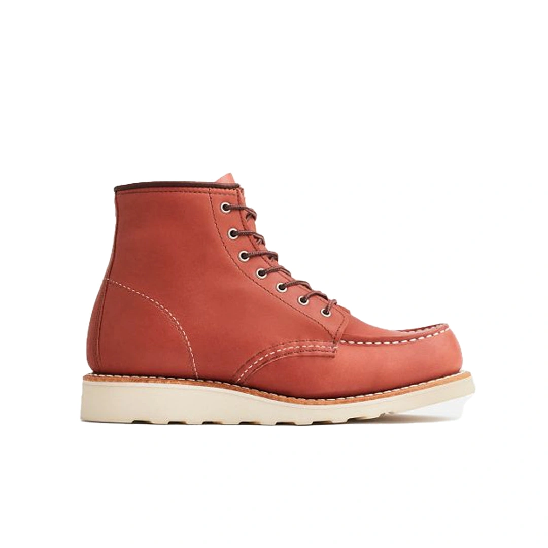 Auburn Legacy: Six-Inch Moc Toes for Women—Walk into Timeless Style and Comfort.